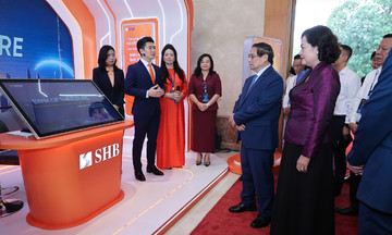 Giải pháp thanh toán tích hợp của SHB được giới thiệu trước Thủ tướng Phạm Minh Chính
