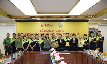 T&T Group trao thưởng hơn 1,2 tỷ đồng cho CLB Bóng bàn CAND - T&T sau Giải vô địch bóng bàn quốc gia 2025
