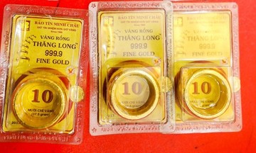 Vàng nhẫn đảo chiều tăng giá