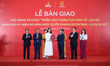 Vingroup bàn giao mặt bằng triển lãm t789bet uy tínnh tựu kinh tế - xã hội kỷ niệm 80 năm ngày Quốc khánh
