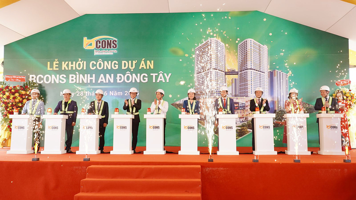 Chính thức khởi công Dự án Bcons Bình An - Đông Tây