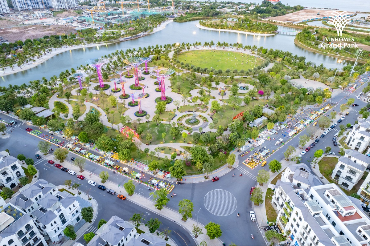 Không gian “sống chất” tại Vinhomes Grand Park