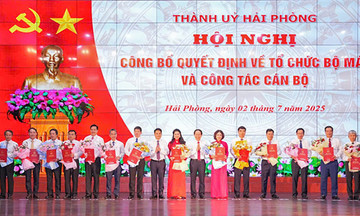 Hải Phòng công bố, bổ nhiệm loạt cán bộ sở ngành