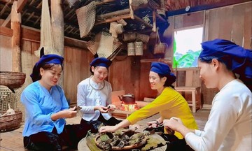 Sống sung túc từ nghề làm bánh trứng kiến