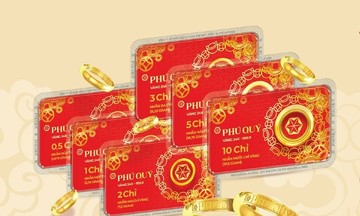 Vàng nhẫn hầu hết các thương hiệu không biến động, riêng Phú Quý điều chỉnh giảm