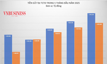 Dòng tiền gửi vào ngân hàng lập kỷ lục, nhưng huy động vẫn chưa &#039;đuổi kịp&#039; cho vay