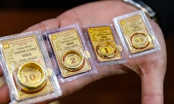 Giá vàng nhẫn các thương hiệu biến động không đồng nhất