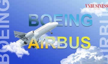 Bức tranh trái ngược giữa &#039;hai gã khổng lồ&#039; Boeing và Airbus trong nửa đầu năm 2025
