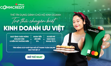 VPBank CommCredit - thẻ tín dụng đầu tiên cho hộ kinh doanh tại Việt Nam