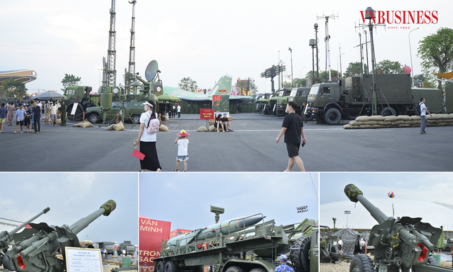 <p class="Normal">
Khu vực tác chiến điện tử với dàn khí tài công nghệ cao do Viettel sản xuất, cùng với đó là các loại pháo cao xạ, tên lửa đất đối hải đã được cải tiến.</p>