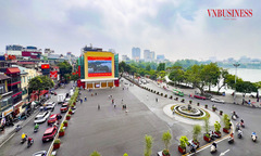 Diện mạo mới sau cải tạo Quảng trường Đông Kinh Nghĩa Thục