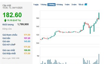 Cổ phiếu MCH tăng 11 phiên liên tiếp, vốn hóa Masan Consumer lên gần 193.000 tỷ