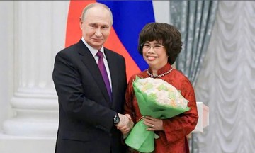 Tổng thống Nga Vladimir Putin: “Các dự án của bà Thái Hương góp phần tăng cường hợp tác chiến lược giữa hai nước”