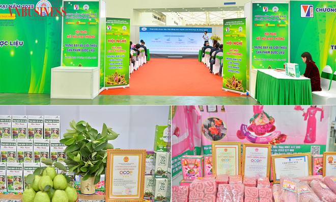 <p class="Normal">
Hội chợ trưng bày và giới thiệu sản phẩm dược liệu 2025 được tổ chức từ chiều 12/11 đến hết ngày 15/11 tại Trung tâm Triển lãm Việt Nam &lpar;VEC&rpar; - Hà Nội. Chương trình do Liên minh HTX Việt Nam và Cục Xúc tiến thương mại &lpar;Bộ Công thương&rpar;, cùng với sự đồng hành của Viện Dược liệu &lpar;Bộ Y tế&rpar; tổ chức.</p>