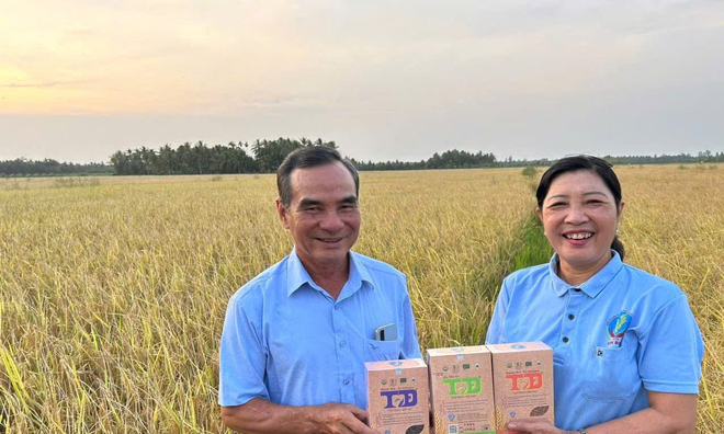 Giám đốc HTX U60 đem lúa hữu cơ &#039;lên sóng&#039; livestream