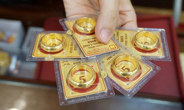 Vàng nhẫn tăng 400.000 đồng/lượng, giao dịch sôi động hơn vàng miếng nhờ tính thanh khoản cao
