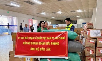 Hải Phòng hỗ trợ Đắk Lắk hơn 70 tấn hàng hóa và 10,6 tỷ đồng sau mưa lũ
