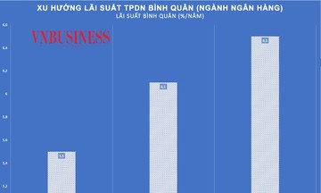 Ngân hàng chiếm 69% giá trị phát hành trái phiếu doanh nghiệp, lãi suất rục rịch tăng