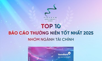 Hai giải thưởng uy tín ghi nhận nỗ lực minh bạch trong hoạt động quản trị của VietinBank