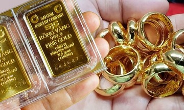 V&agrave;ng nhẫn giảm s&acirc;u hơn v&agrave;ng miếng tới 1,7 triệu đồng/lượng