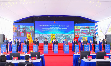 Hải Ph&ograve;ng đồng loạt khởi c&ocirc;ng, kh&aacute;nh th&agrave;nh 13 dự &aacute;n trọng điểm gần 20.000 tỷ đồng