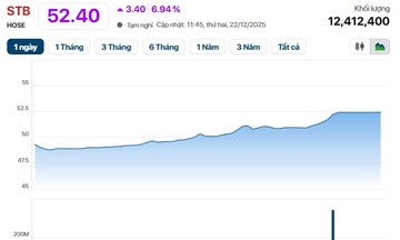 Cổ phiếu STB &lsquo;nhấn ga&rsquo; tăng trần, cổ đ&ocirc;ng Sacombank kỳ vọng điều g&igrave;?