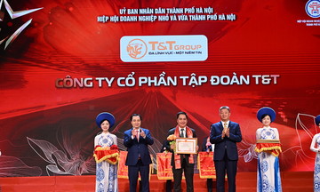 T&T Group được vinh danh tại Lễ t&ocirc;n vinh doanh nh&acirc;n, doanh nghiệp Thăng Long 2025